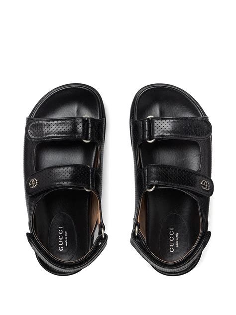 gucci double strap sandals